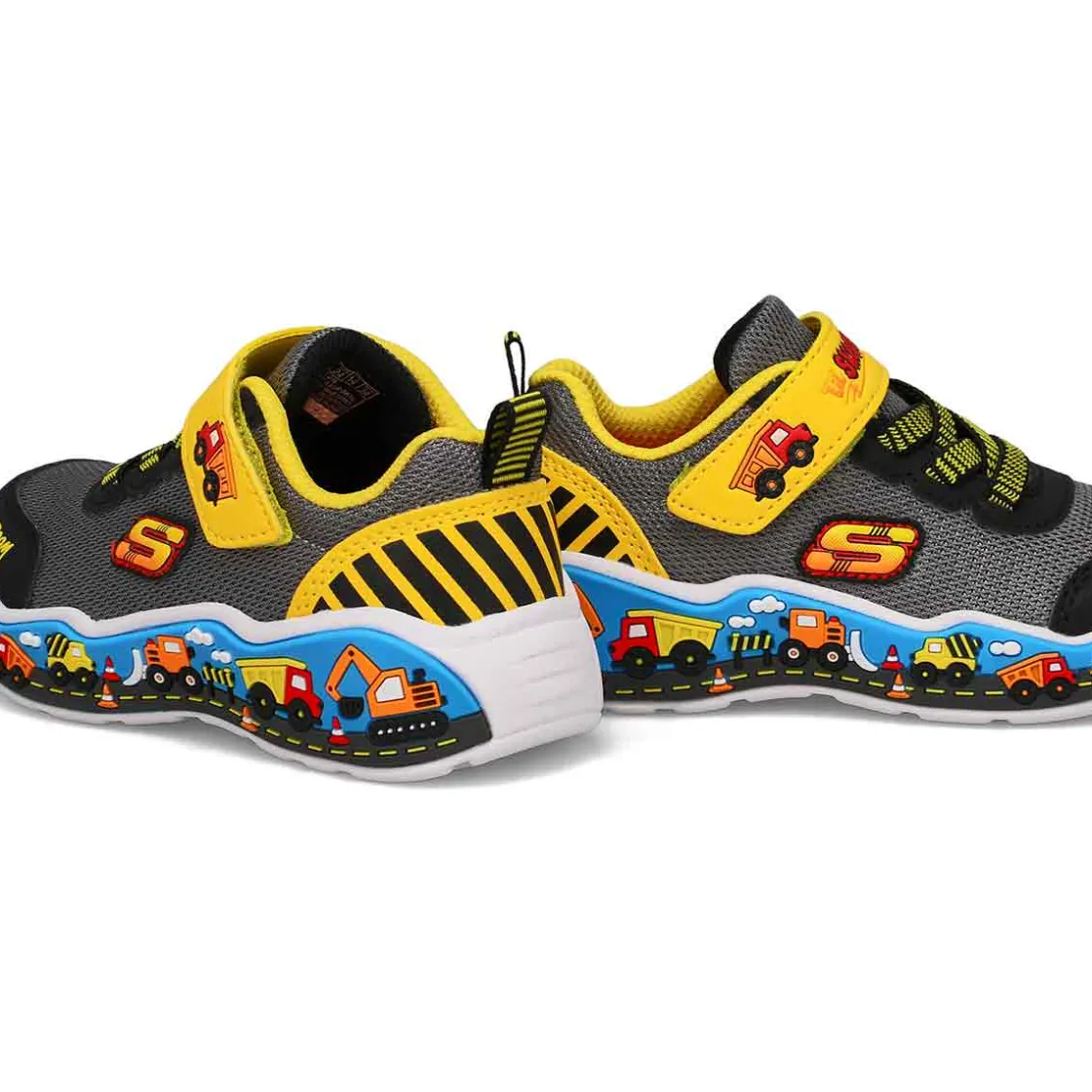 Skechers Play Scene Baby and Toddlers Black/Yellow Sale