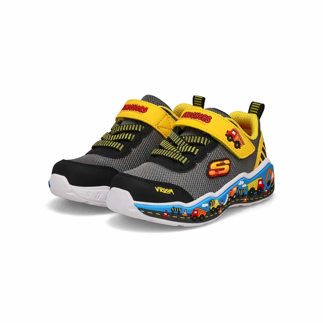 Skechers Play Scene Baby and Toddlers Black/Yellow Sale
