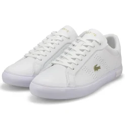 Lacoste Powercourt 2.0 Leather Women White/Gold