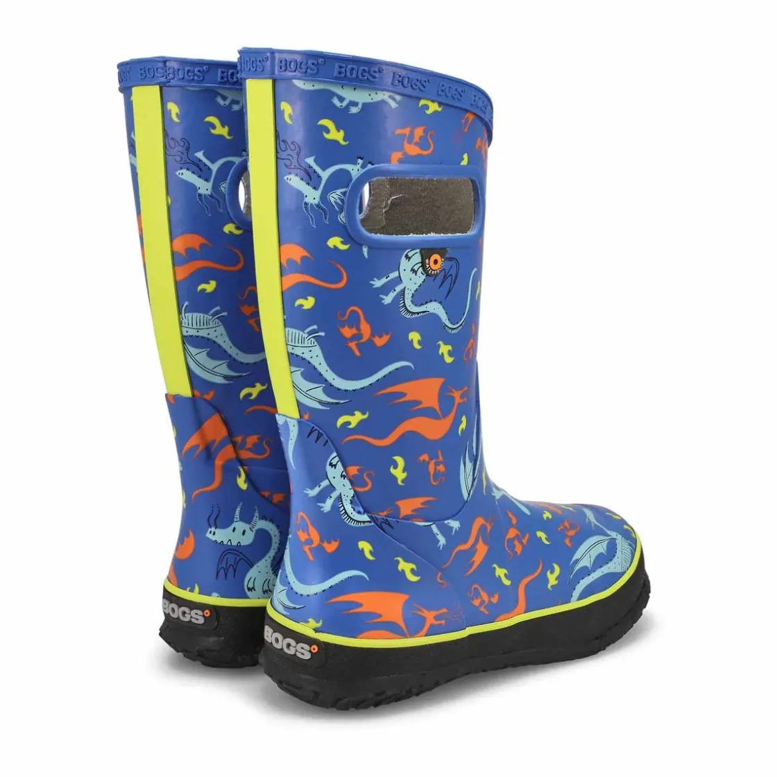 Bogs Rainboot Dragons Boys Blue Multi Sale