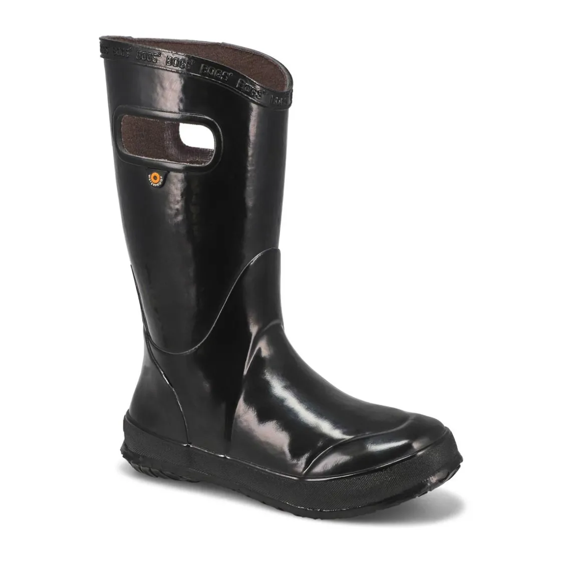 Bogs Rainboot Solid Kids Black Clearance