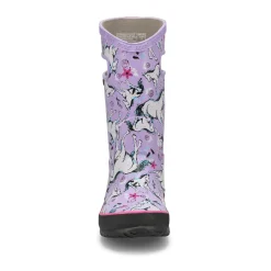 Bogs Rainboot Unicorn Awesome Girls Lavender New