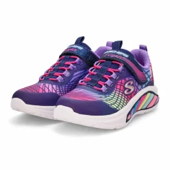 Skechers Rainbow Cruisers - Rainbow Reflection Girls Navy/Multi Discount
