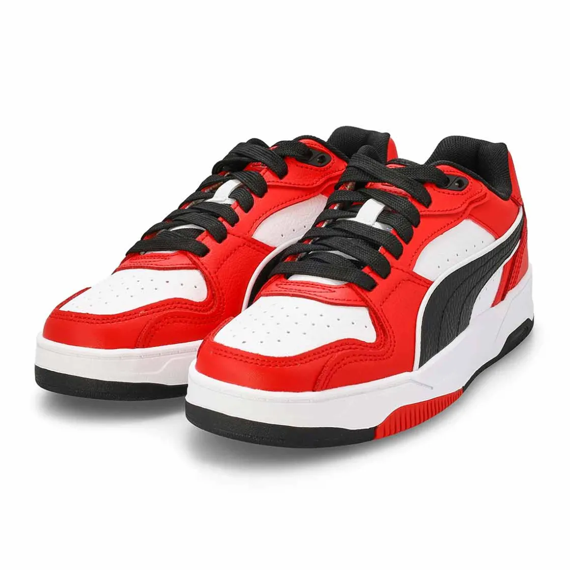Puma Rebound Break Low Boys Red/Black/White Hot