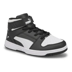 Puma Rebound Layup SL V PS Kids Black/White Outlet
