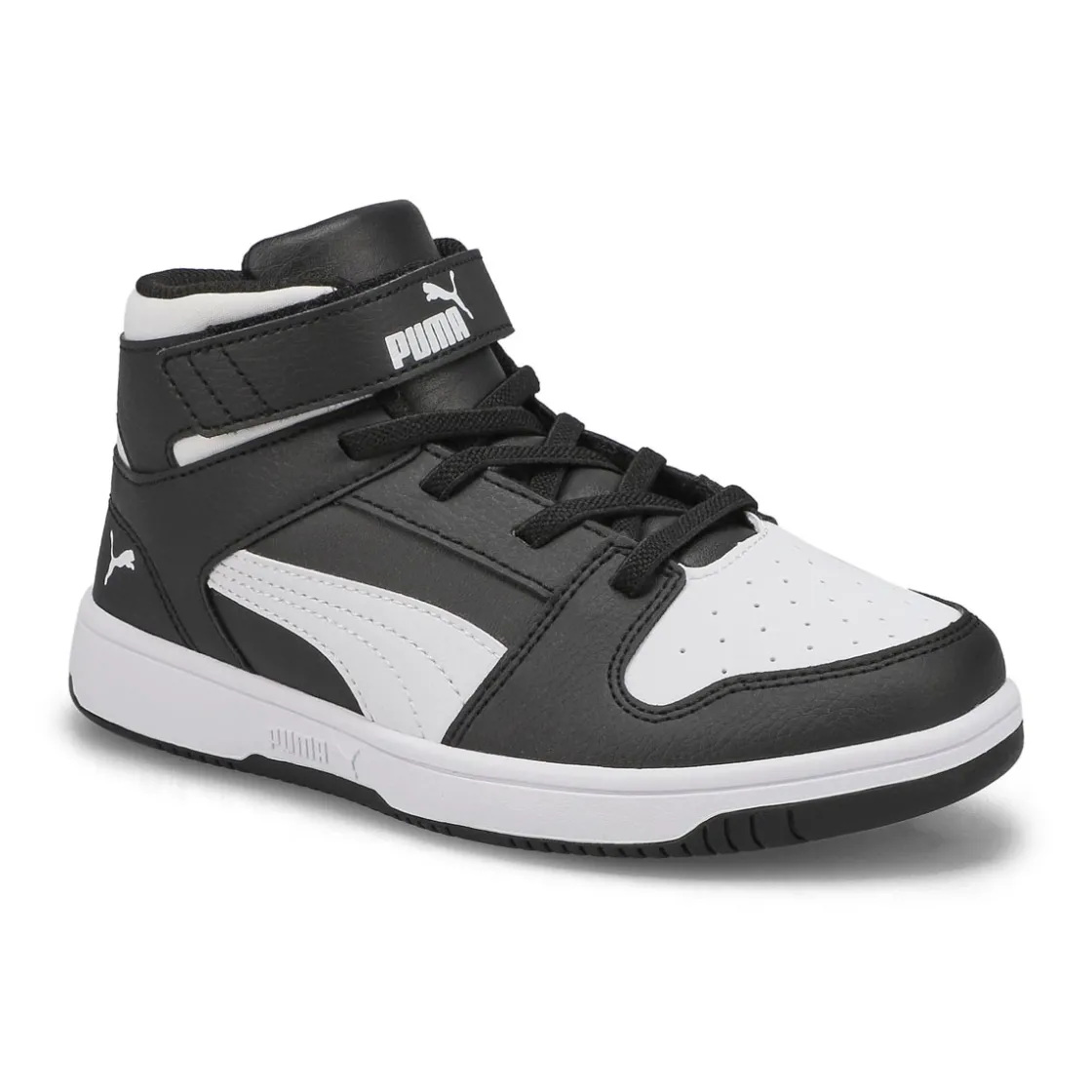 Puma Rebound Layup SL V PS Kids Black/White Outlet