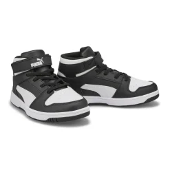 Puma Rebound Layup SL V PS Kids Black/White Outlet