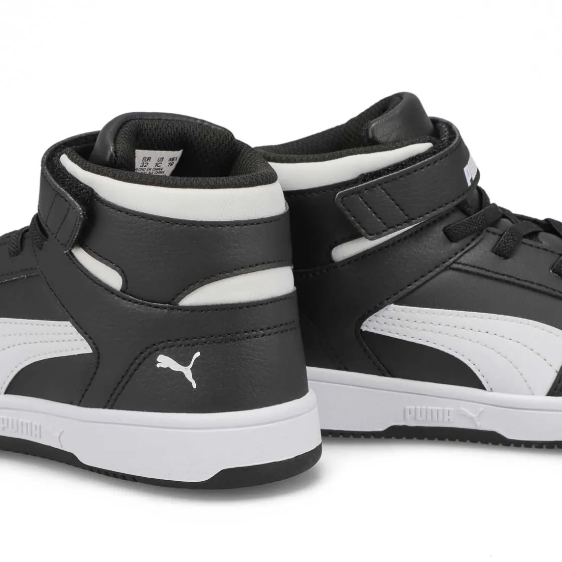 Puma Rebound Layup SL V PS Kids Black/White Outlet