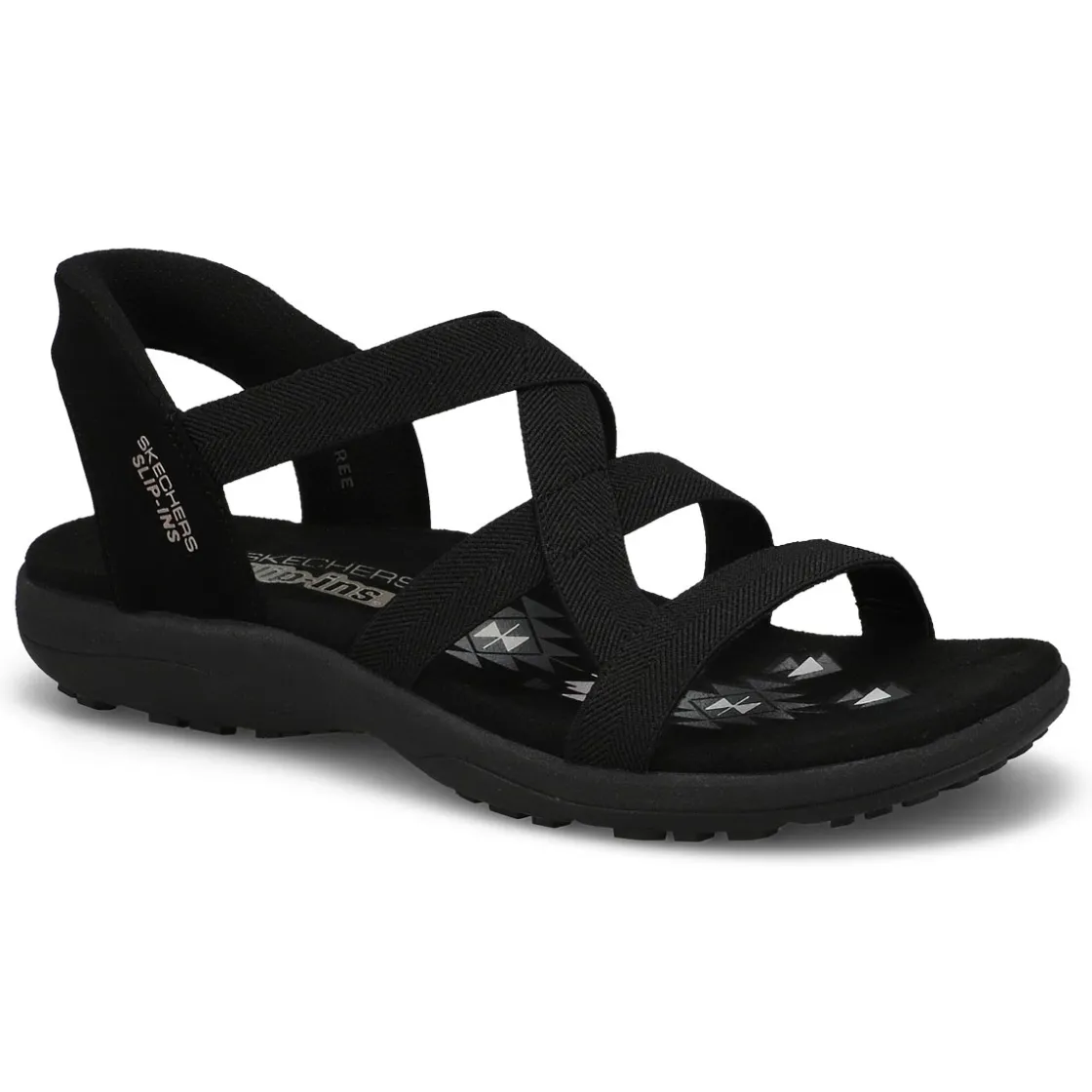 Skechers Reggae Slim Slip-Ins Women Black/Black