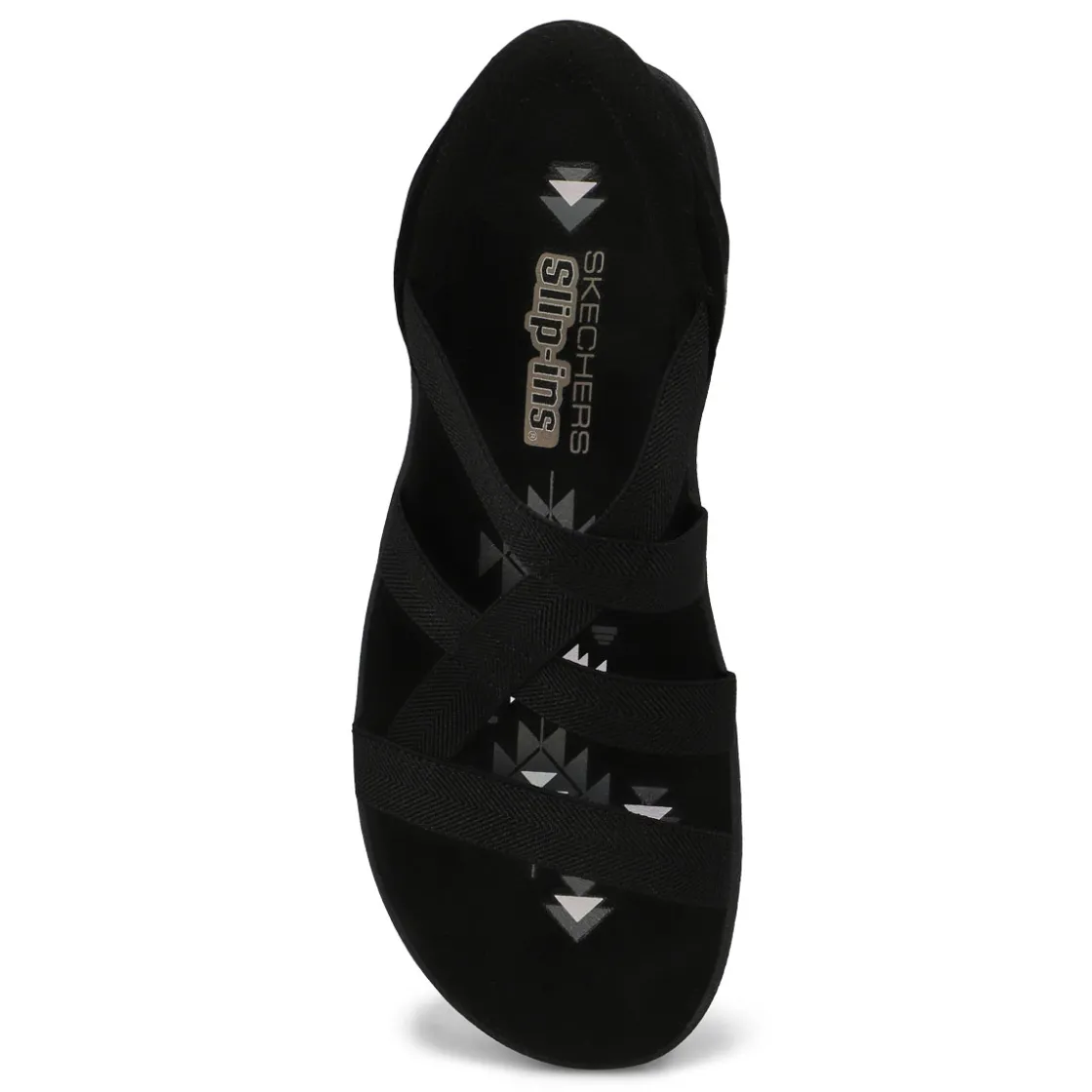 Skechers Reggae Slim Slip-Ins Women Black/Black