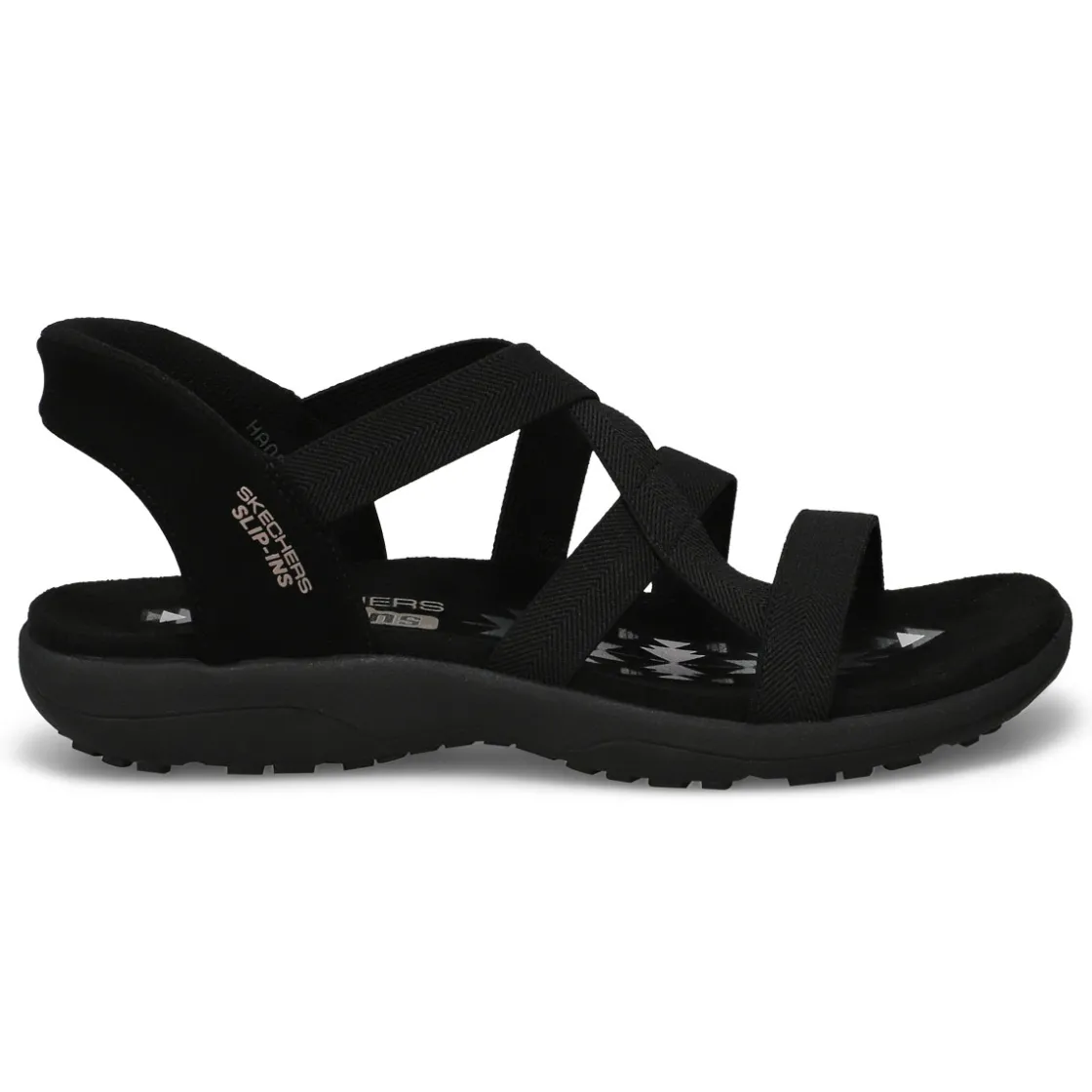 Skechers Reggae Slim Slip-Ins Women Black/Black