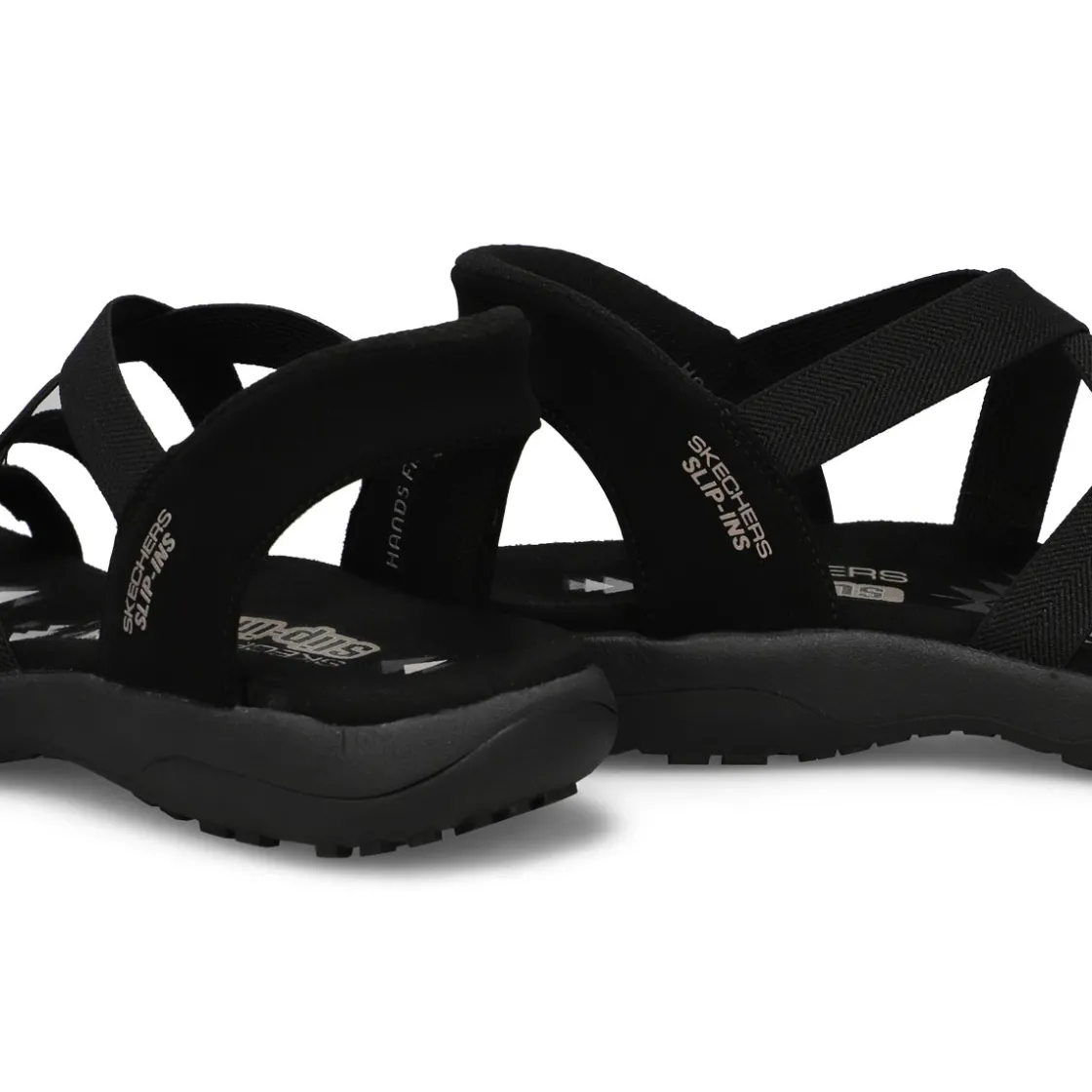Skechers Reggae Slim Slip-Ins Women Black/Black