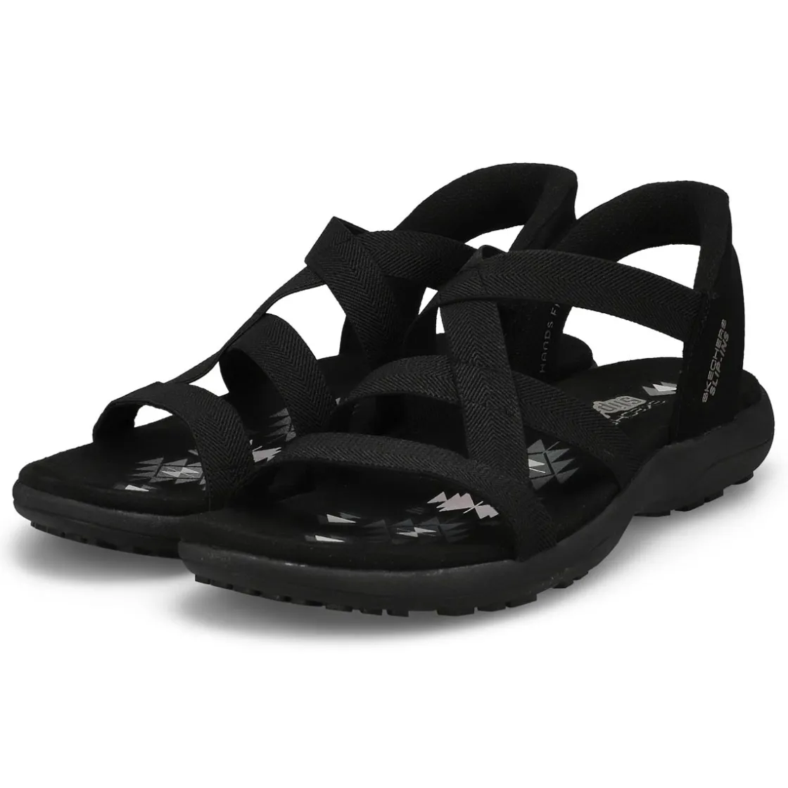 Skechers Reggae Slim Slip-Ins Women Black/Black