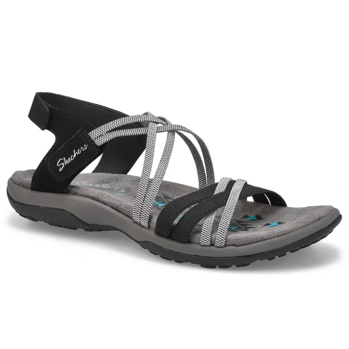 Skechers Reggae Slim Takes Two Women Black/Charcoal Online