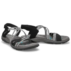 Skechers Reggae Slim Takes Two Women Black/Charcoal Online
