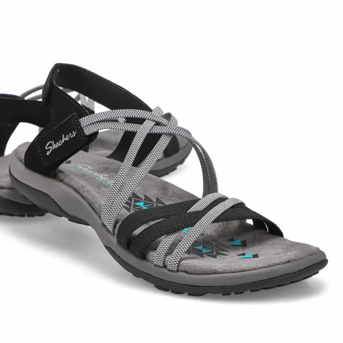Skechers Reggae Slim Takes Two Women Black/Charcoal Online