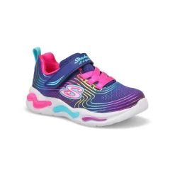 Skechers S Lights Wavy Beams Baby and Toddlers Navy/Multi Sale
