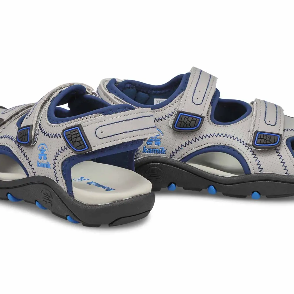 Kamik Sea Turtle 2 Girls Grey/Blue Hot