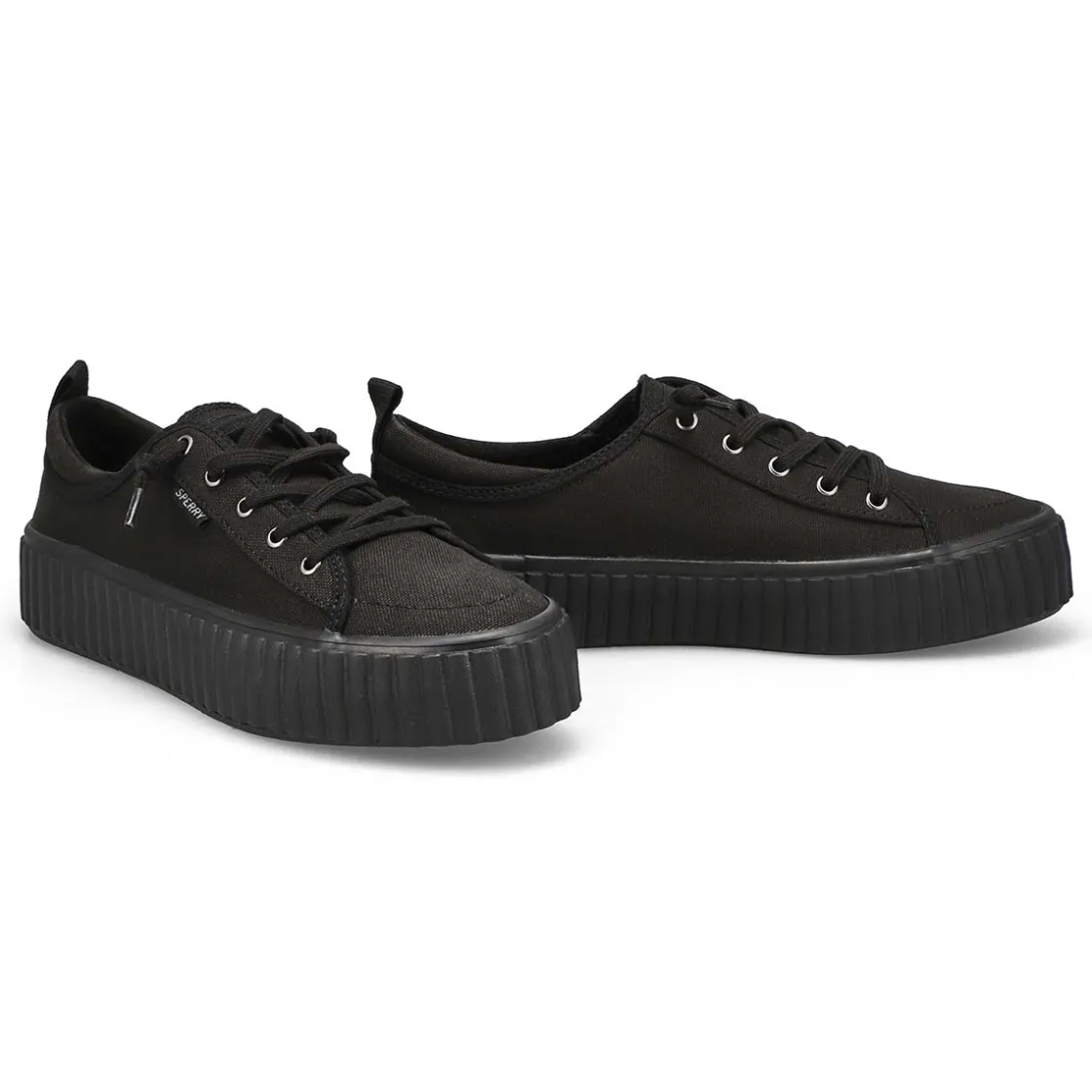 Sperry Seacycled Pier Wave Platform LTT Women Black Outlet