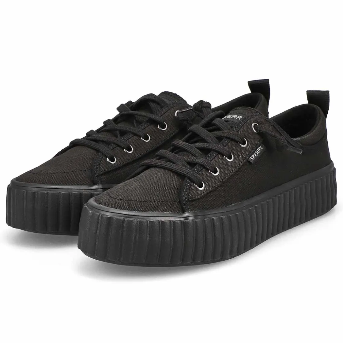 Sperry Seacycled Pier Wave Platform LTT Women Black Outlet