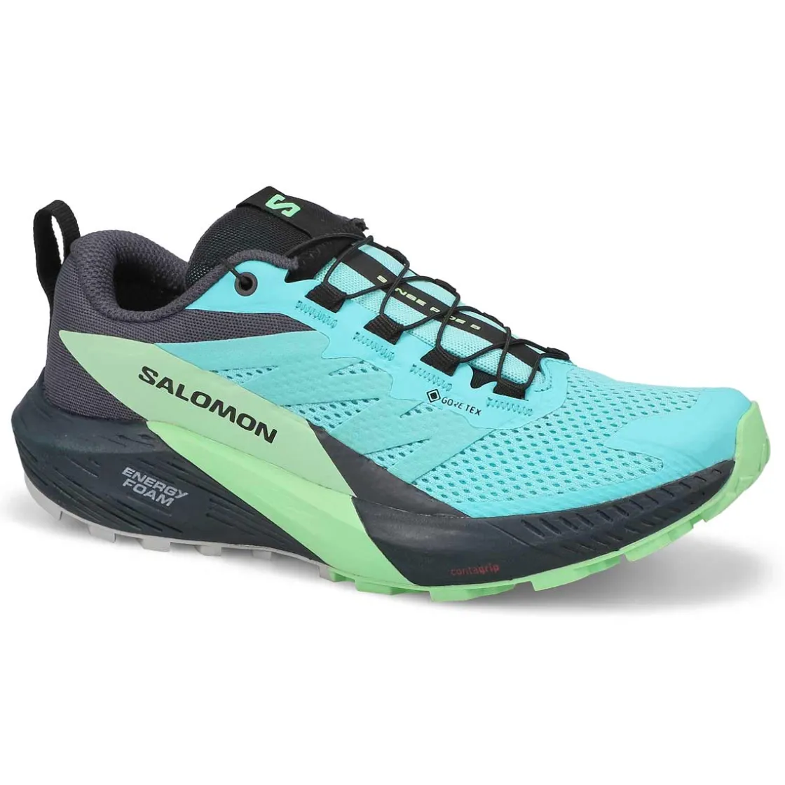 Salomon Sense Ride 5 GTX Women Black/Grey Ash/Indigo Discount