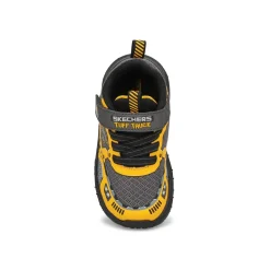 Skechers Skech Tracks Baby and Toddlers Charcoal/Yellow Sale