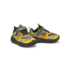 Skechers Skech Tracks Baby and Toddlers Charcoal/Yellow Sale