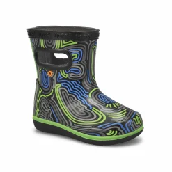Bogs Skipper II Cloud Geo Baby and Toddlers Black/Multi New