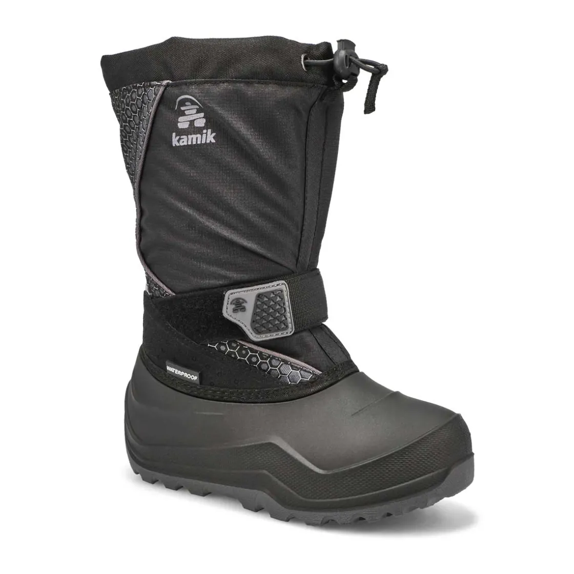 Kamik Snowfall P 2 Boys Black/Charcoal Outlet