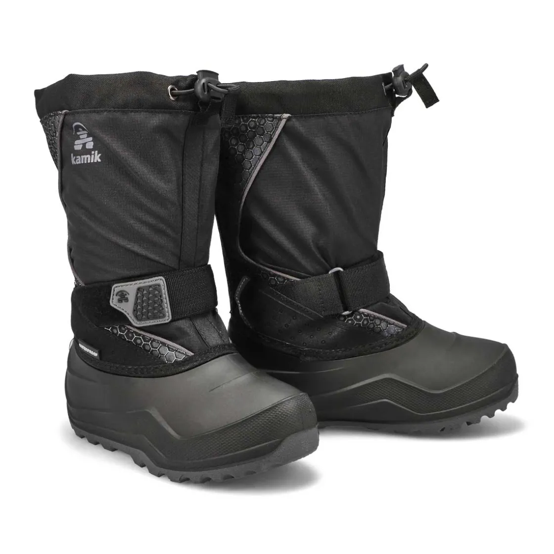 Kamik Snowfall P 2 Boys Black/Charcoal Outlet