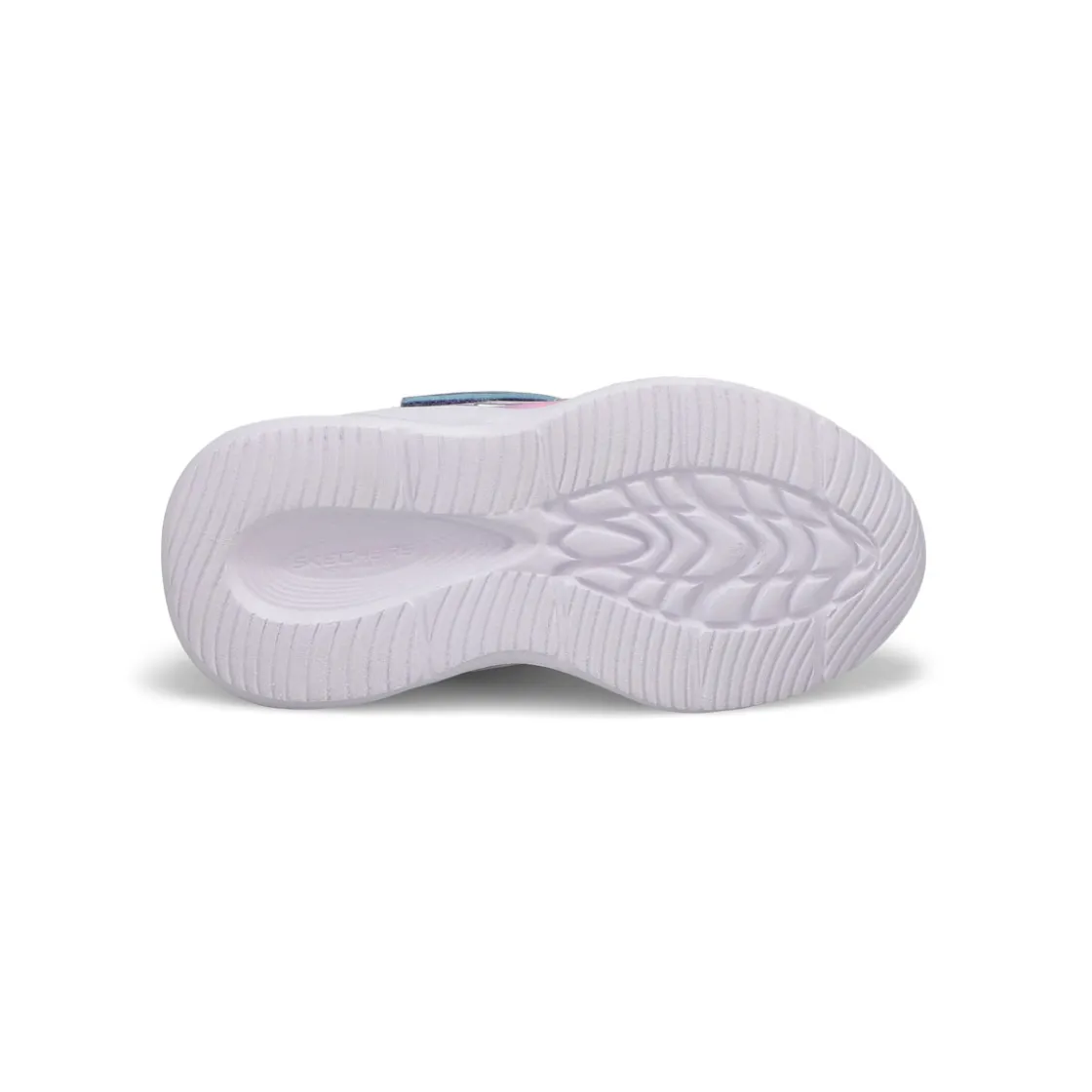 Skechers Sola Glow Baby and Toddlers Grey/Light Pink Online
