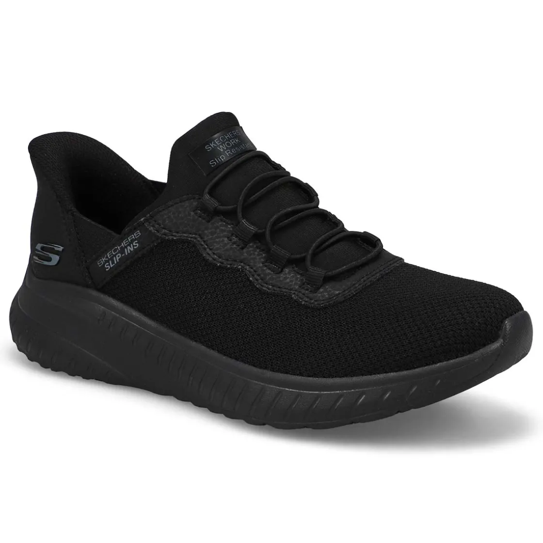Skechers Work Squad Chaos Sr Women Black/Black New