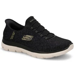 Skechers Summits - Lunar Glow Women Black/Gold Hot
