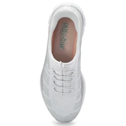 Skechers Summits Plus Women White/Silver Hot