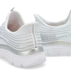 Skechers Summits Plus Women White/Silver Hot