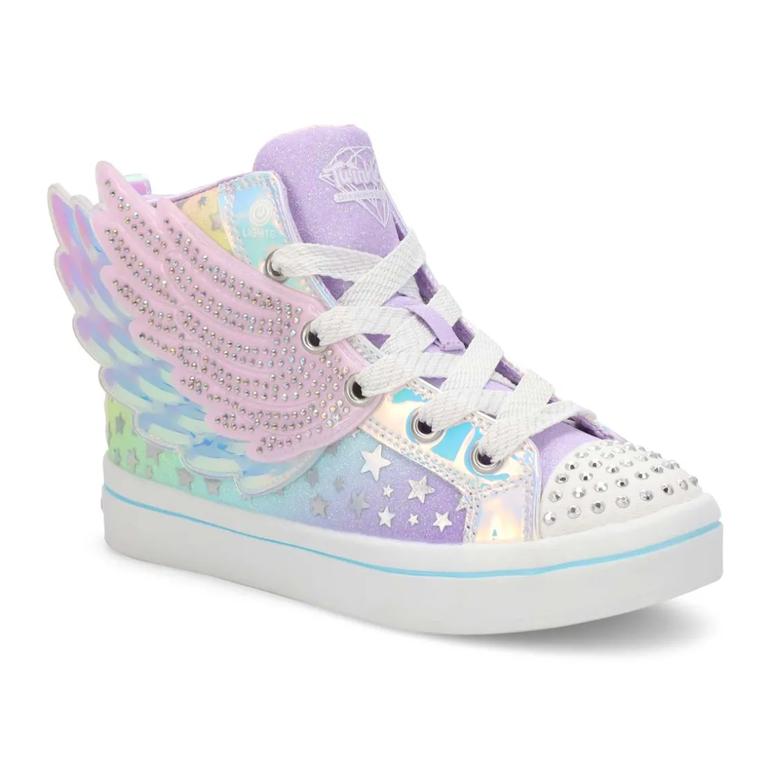 Skechers Twinkle Toes Twi-Lights 2.0 Dreamy Wings Girls Lavender/Multi
