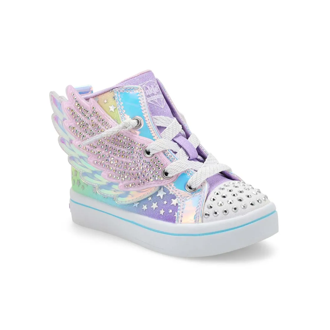 Skechers Twinkle Toes Twi-Lights 2.0 Dreamy Wings Baby and Toddlers Lavender/Multi Hot