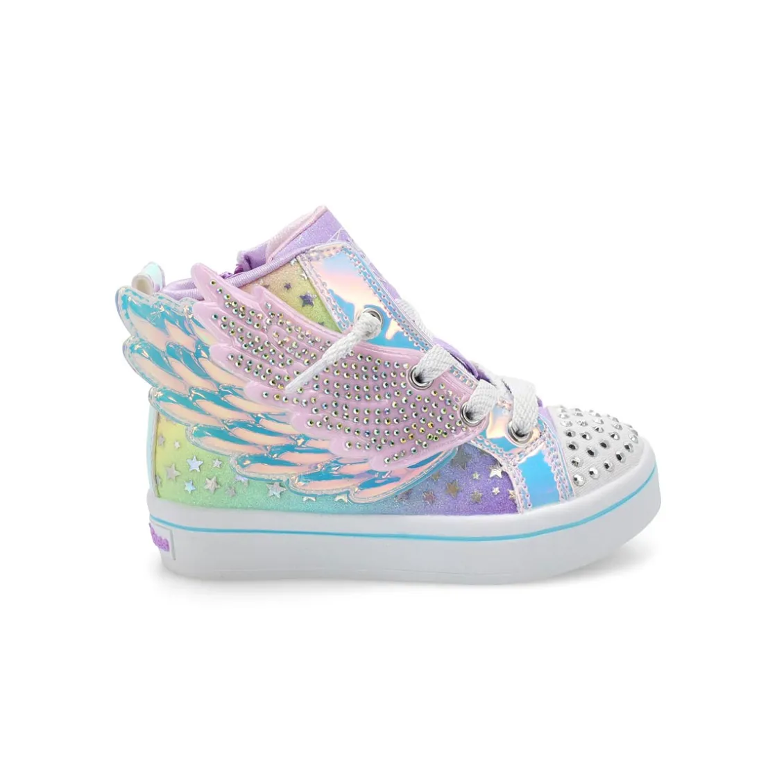 Skechers Twinkle Toes Twi-Lights 2.0 Dreamy Wings Baby and Toddlers Lavender/Multi Hot