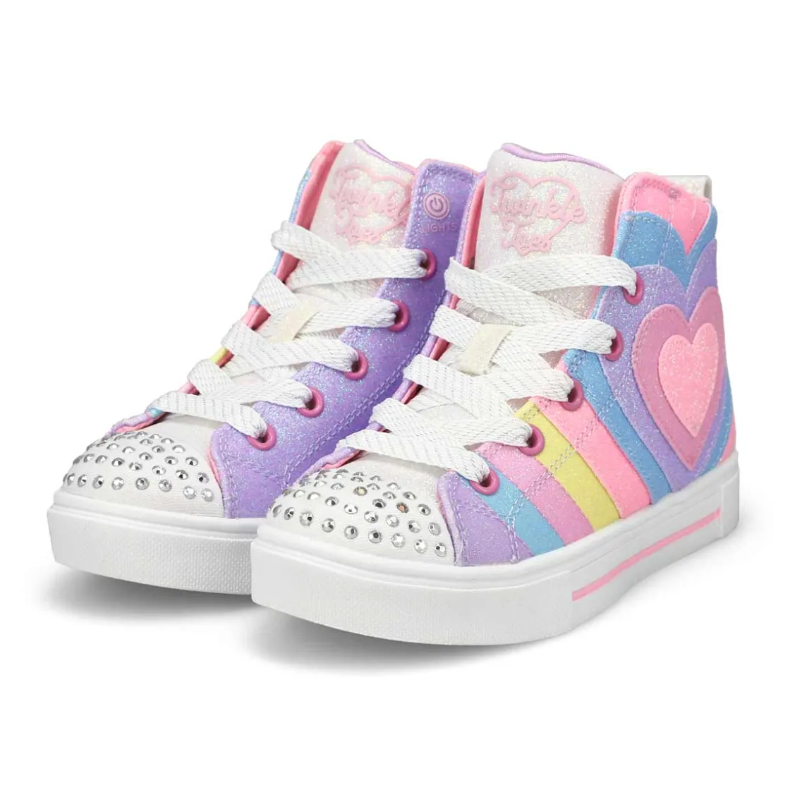 Skechers Twinkle Toes: Twinkle Sparks Girls Light Pink/Multi Discount