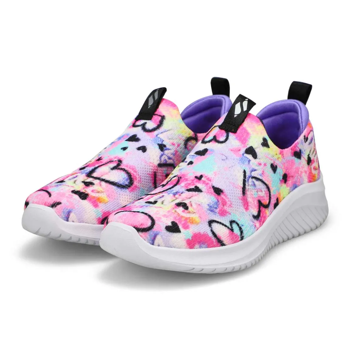 Skechers Ultra Flex 3.0 - Graffiti Rush Girls Multi Clearance