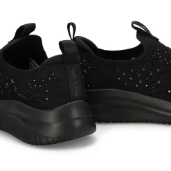 Skechers Ultra Flex 3.0 Sparkle Show Stopper Girls Black Best