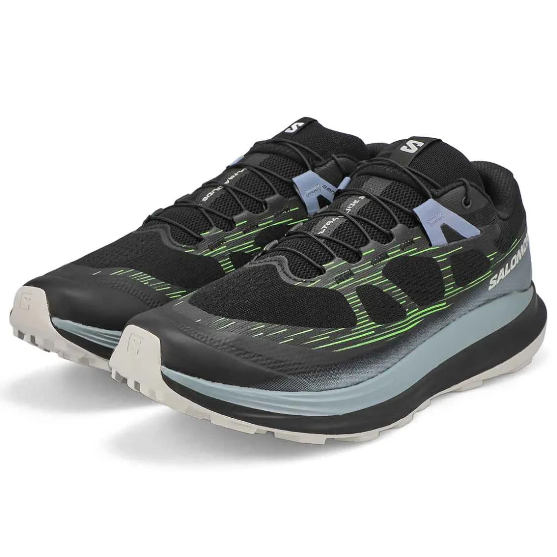 Salomon Ultra Glide 2 Trail Runner Men Black/Flint Stone/Green Gecko Discount