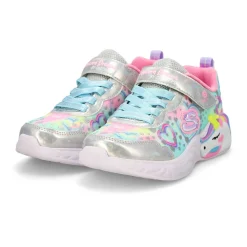 Skechers Unicorn Dreams Girls Silver/Multi Clearance