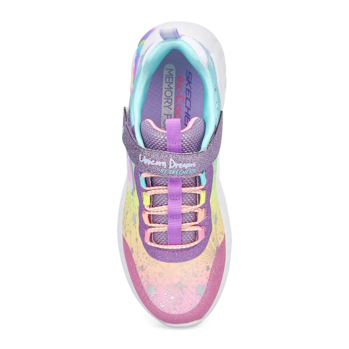 Skechers Unicorn Dreams Girls Purple/Multi New