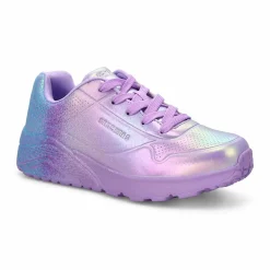 Skechers Uno Lite Metallic Shimmers Girls New