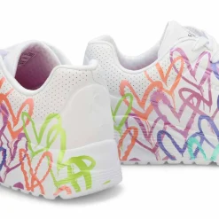 Skechers Uno Lite Metallic Shimmers Girls New