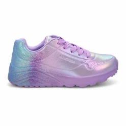 Skechers Uno Lite Metallic Shimmers Girls New