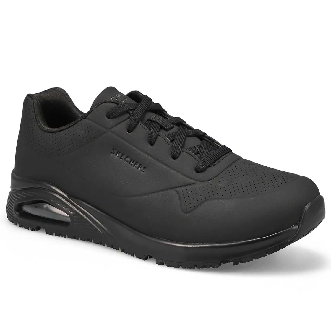 Skechers Work Uno Slip Men Black Outlet