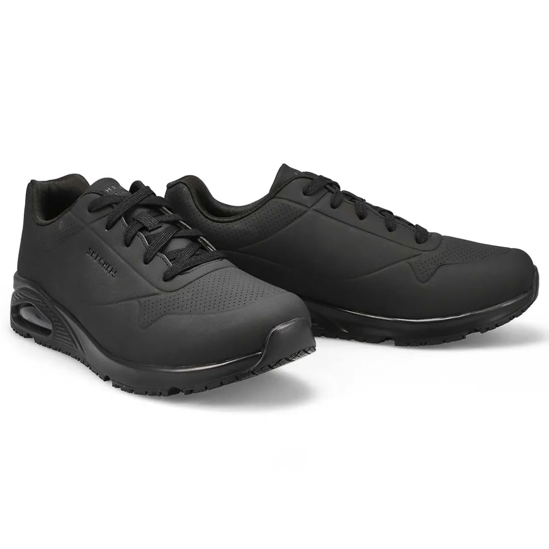 Skechers Work Uno Slip Men Black Outlet