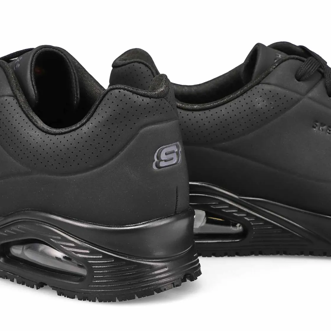 Skechers Work Uno Slip Men Black Outlet